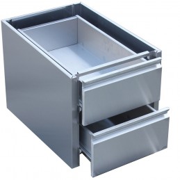 2 drawers unit to be mounted on table