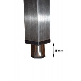 Table with backsplash, without undershelf