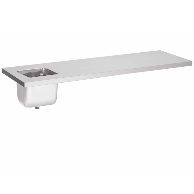 Central chef's worktop