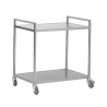 2-tier serving trolley