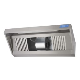 Dynamic wall-mounted beveled hood