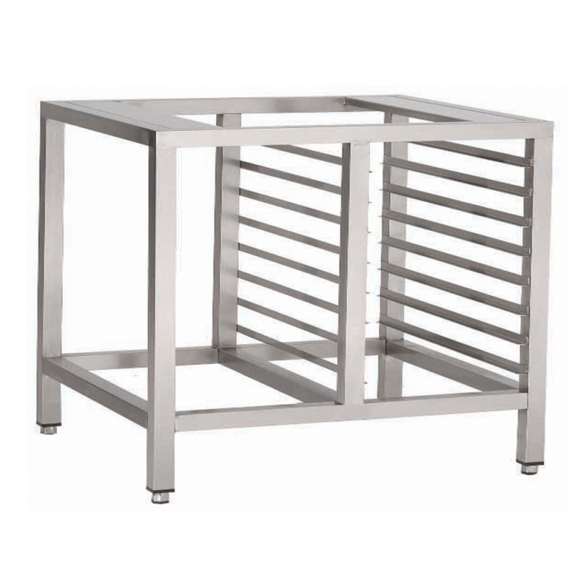 Oven stand without under shelf