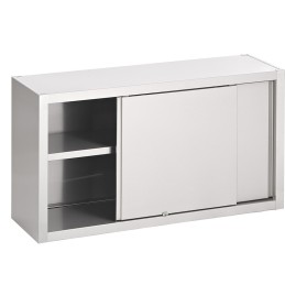 Wall-mounted cupboard with sliding doors