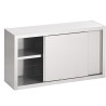 Wall-mounted cupboard with sliding doors