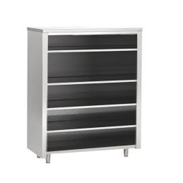 Armoire haute ouverte, sans portes