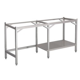 Reinforced base with half under shelf