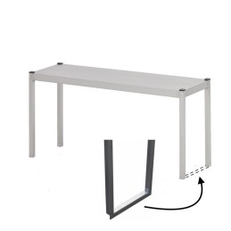 Leg-to-leg fixing bracket set for Chef overshelves (pair)