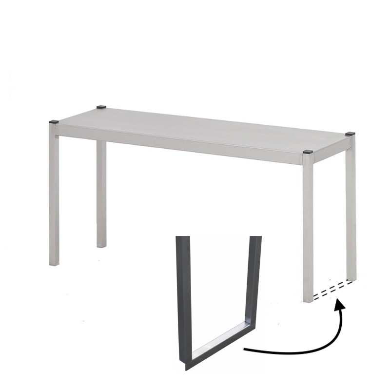 Leg-to-leg fixing bracket set for Chef overshelves (pair)