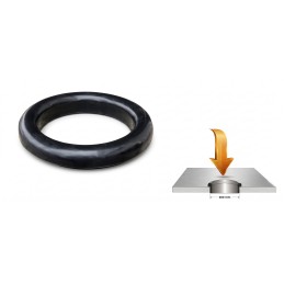 Trash chute ring (plastic collar Ø 200 mm)