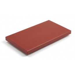 Red polyethylene work surface