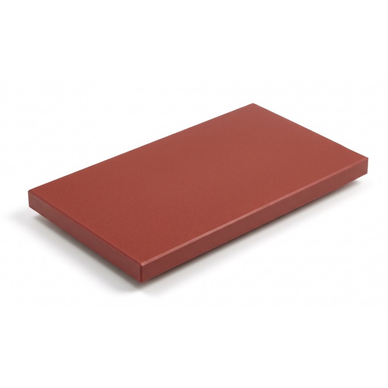 Red polyethylene work surface