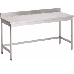 Stainless steel wall table without undershelf (custom)