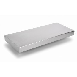 Inox centraal werkblad (aanpasbaar)