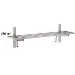 1-Tier adjustable openwork wall shelf (custom)