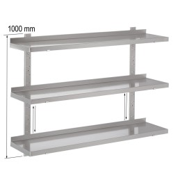3-Tier adjustable solid wall shelf (custom)