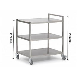 3-tier serving trolley