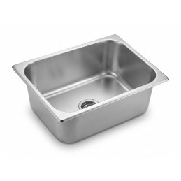 Bac d'évier supplémentaire en inox pour table du chef