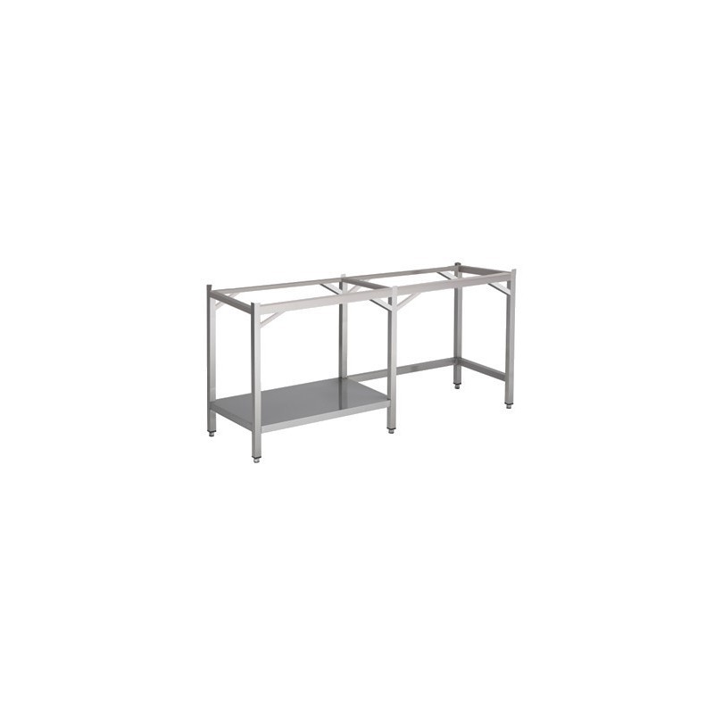 Piètement renforcé avec demi étagère basse (personnalisée)