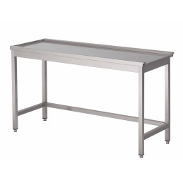 Table pour lave-vaisselle EN INOX (personnalisée)