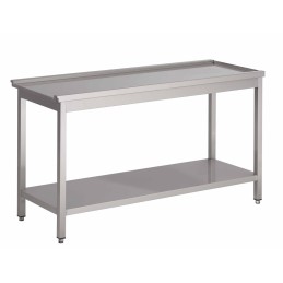 Dishwasher table with under shelf (custom)