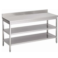 Werktafels met 2 onderbladen