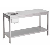 Tables du chef avec 1 étagère basse